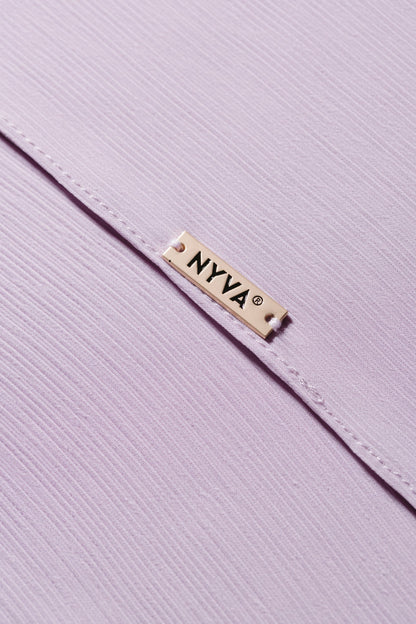 Wisteria — Instant Crinkle Chiffon Hijab with Built-in Magnets