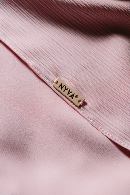 Rosewood — Instant Crinkle Chiffon Hijab with Built-in Magnets