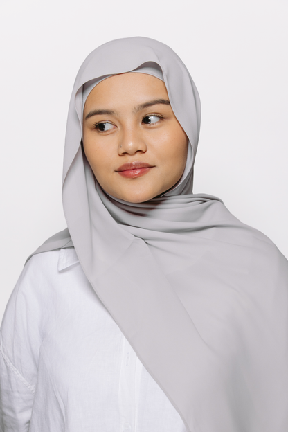 Pebble — Instant Chiffon Hijab with Built-in Magnets