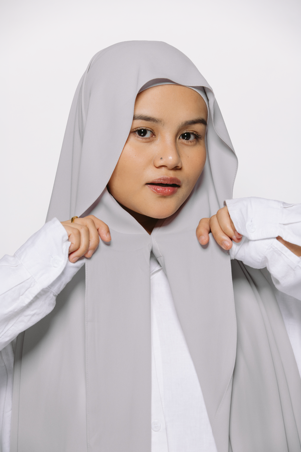Pebble — Instant Chiffon Hijab with Built-in Magnets