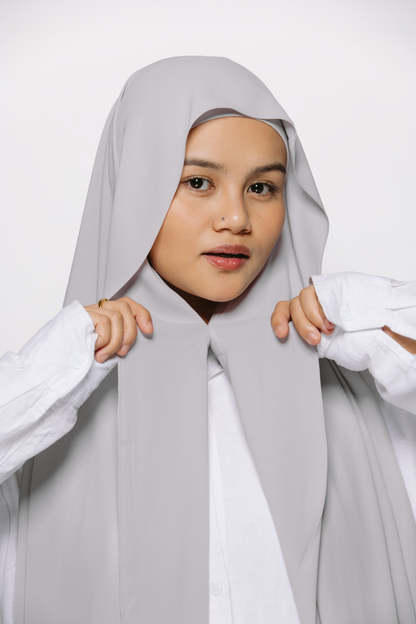 Pebble — Instant Chiffon Hijab with Built-in Magnets