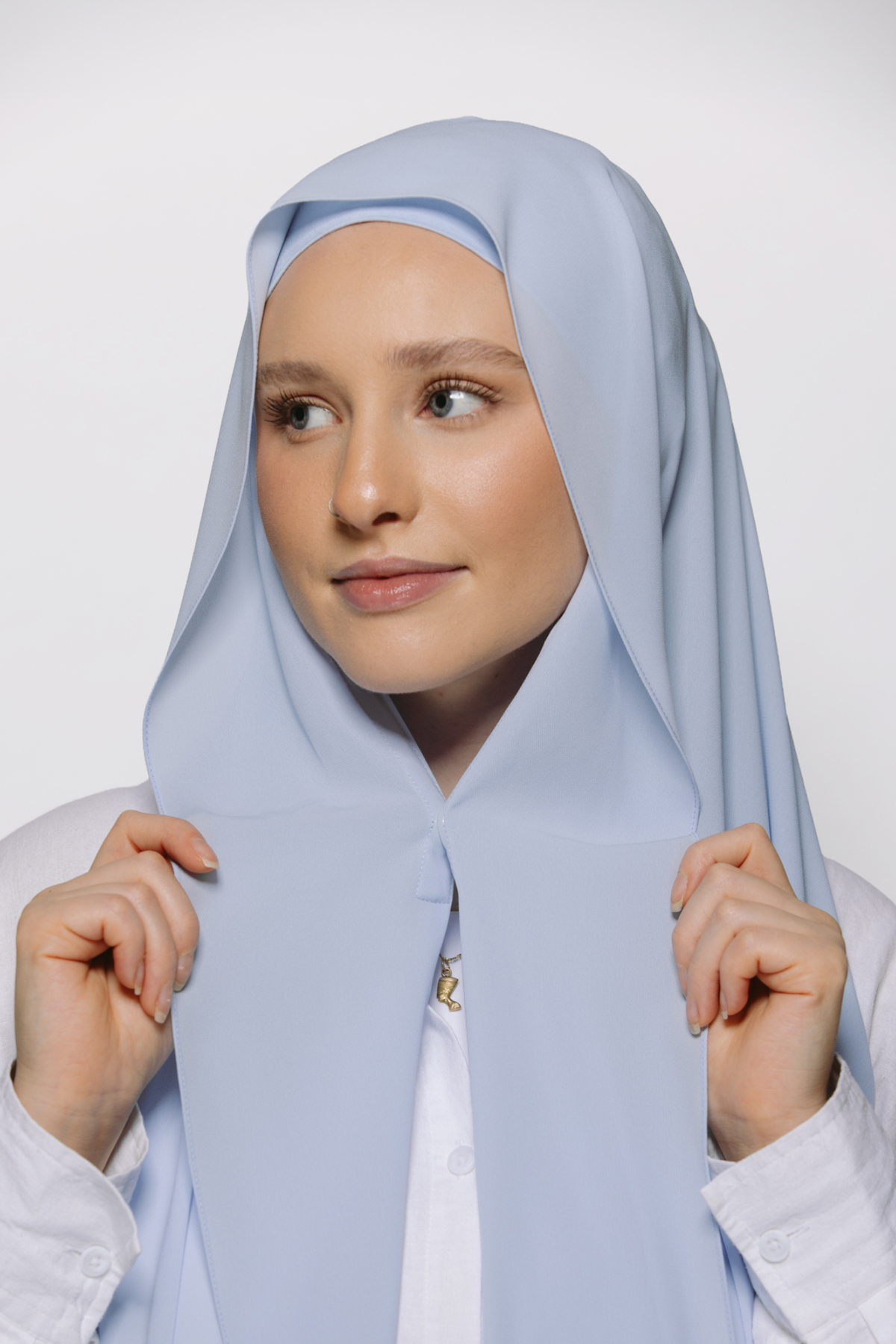 Samaa — Instant Chiffon Hijab with Built-in Magnets