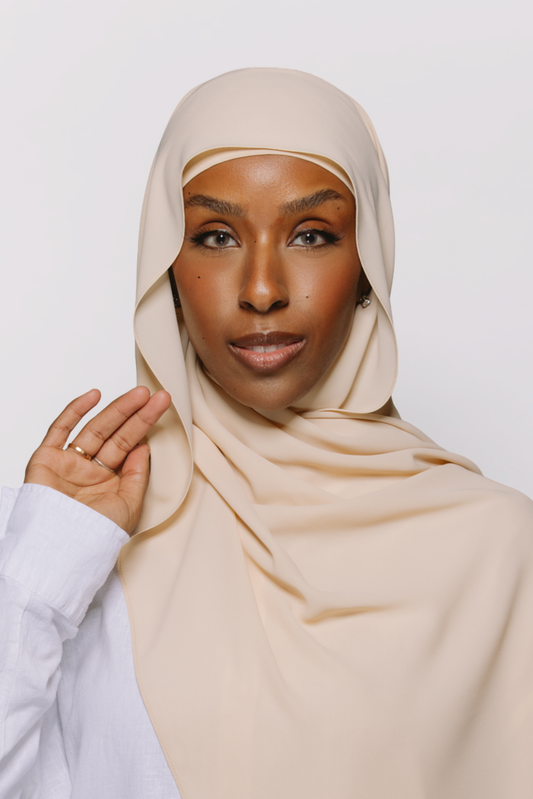 Liyana — Instant Chiffon Hijab with Built-in Magnets